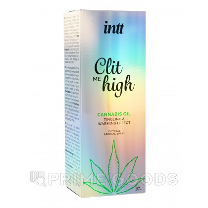 Intt Clit Me On High Cannabis Oil - Согревающий жидкий вибратор для клитора, 15мл от sex shop primegoods фото 2