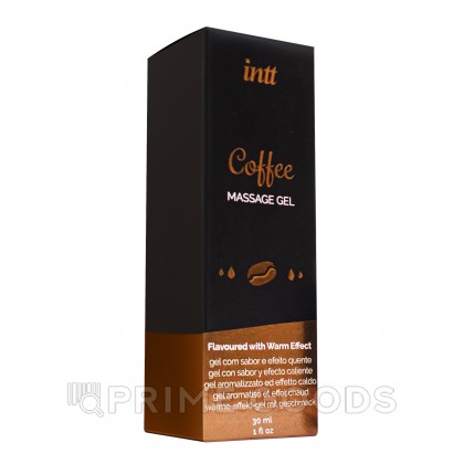 Intt Coffee Massage Gel - Съедобный гель для интимного массажа, 30 мл (кофе) от sex shop primegoods фото 10