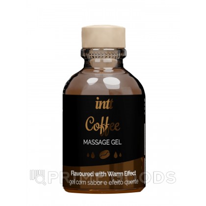 Intt Coffee Massage Gel - Съедобный гель для интимного массажа, 30 мл (кофе) от sex shop primegoods