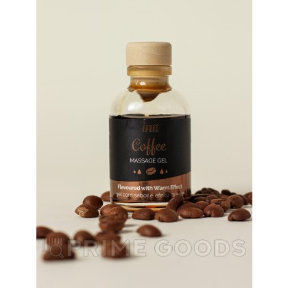 Intt Coffee Massage Gel - Съедобный гель для интимного массажа, 30 мл (кофе) от sex shop primegoods фото 8