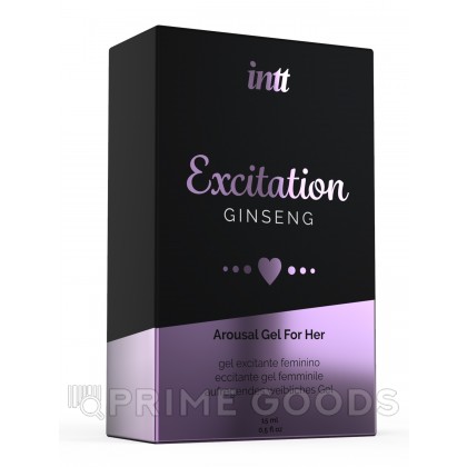 Intt Excitation - возбуждающий гель с женьшенем для женщин, 15 мл от sex shop primegoods фото 8