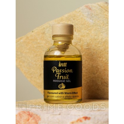 Intt Passion Fruit Massage Gel - Съедобный гель для интимного массажа, 30 мл (маракуйя) от sex shop primegoods фото 6