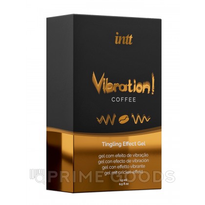 Coffee - Жидкий интимный гель с эффектом вибрации, 15 мл от sex shop primegoods фото 8