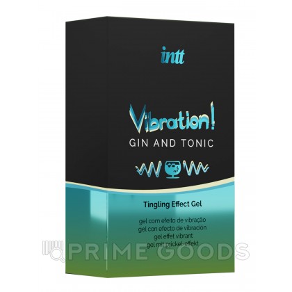 Gin & Tonic - Жидкий интимный гель с эффектом вибрации , 15 мл от sex shop primegoods фото 6