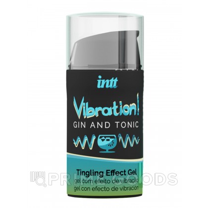 Gin & Tonic - Жидкий интимный гель с эффектом вибрации , 15 мл от sex shop primegoods фото 5