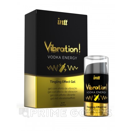Жидкий вибрационный гель Intt Vibration Vodka Energy, 15 мл от sex shop primegoods фото 9