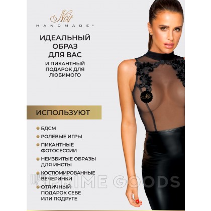 Платье с тонкой вышивкой Noir Handmade, черный, S от sex shop primegoods фото 2