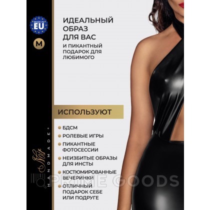 Мини-платье с завязками Noir Handmade, черный, M от sex shop primegoods фото 7