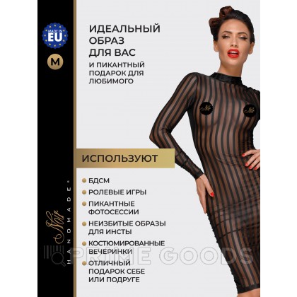 Платье классическое Noir Handmade, черный, M от sex shop primegoods фото 7