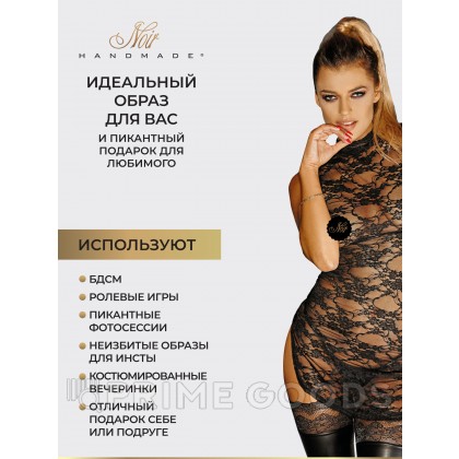 Мини-платье кружевное Noir Handmade, черный, S от sex shop primegoods фото 2