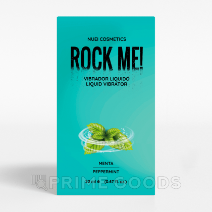 Жидкий вибратор Nuei ROCK ME! мята, 20 мл от sex shop primegoods фото 3