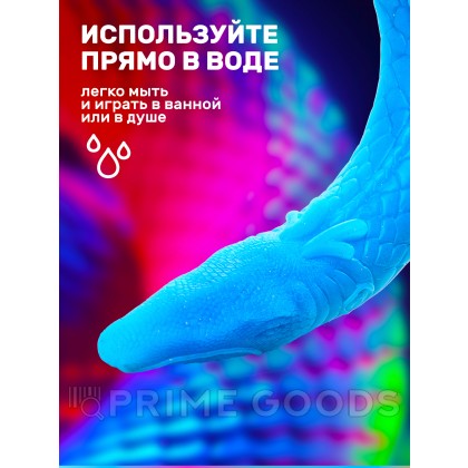 Фаллоимитатор Makara Glow-In-The-Dark Silicone Snake Dildo от sex shop primegoods фото 5