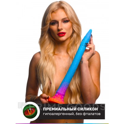 Фаллоимитатор Makara Glow-In-The-Dark Silicone Snake Dildo от sex shop primegoods фото 7