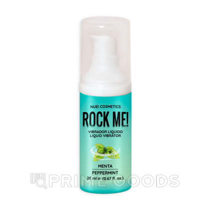 Жидкий вибратор Nuei ROCK ME! мята, 20 мл от sex shop primegoods