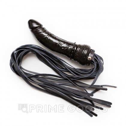 Плеть с фаллоимитатором - Пикантные штучки, 57 см Черный от sex shop primegoods