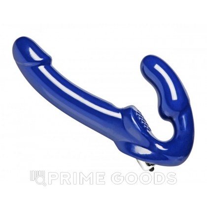 Безремневой вибро страпон Revolver II Strap U, 25 см, синий от sex shop primegoods
