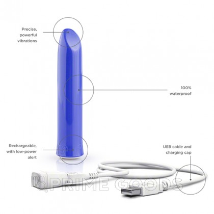 Вибромассажер We-Vibe Tango Bullet, 9 см Голубой от sex shop primegoods фото 6