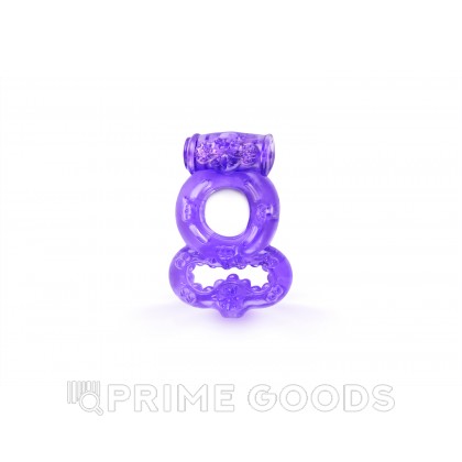 Браззерс - эрекционное кольцо с вибрацией, 6.5х3 см. Фиолетовый от sex shop primegoods