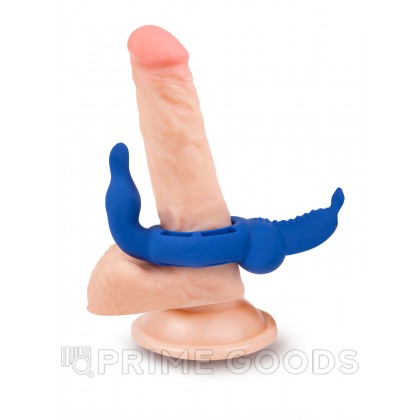 Браззерс - интересное кольцо на член, 14х3 см. Синий от sex shop primegoods