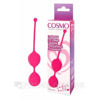 Шарики вагинальные Cosmo, 3 см Фиолетовый от sex shop primegoods