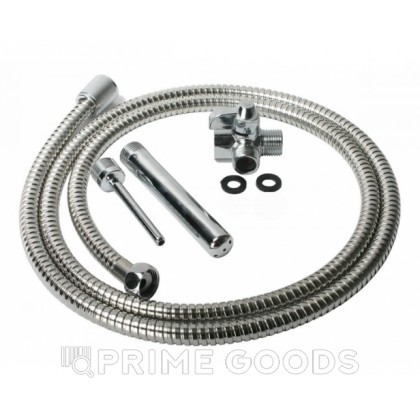 Анальный душ Clean Stream Shower Enema System, серебристый, 183 см от sex shop primegoods