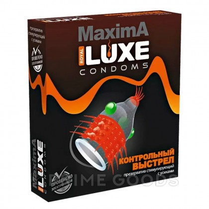 Luxe Maxima Контрольный выстрел, презерватив (1 шт) от sex shop primegoods