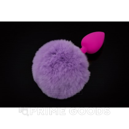 Силиконовая пробочка с хвостиком - Пикантные штучки, 6 см. Фиолетовый от sex shop primegoods