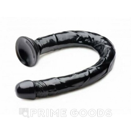 Огромный реалистик Hosed Realistic Anal Dildo, черный, 50.8х4.4 см от sex shop primegoods