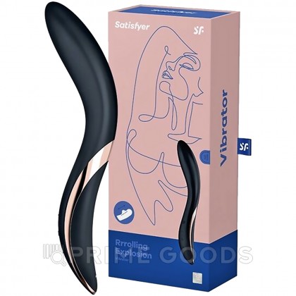 Вибратор точки G Rrrolling Explosion Satisfyer черный от sex shop primegoods фото 7