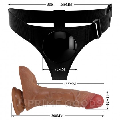 Страпон на трусиках с вибрацией и эффектом эякуляции Oher от sex shop primegoods фото 3