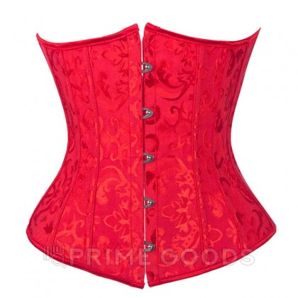КОРСЕТ + СТРИНГИ разм. L, цвет красный  от sex shop primegoods фото 3