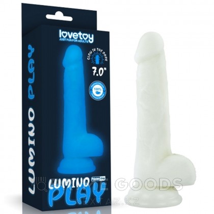Фаллоимитатор Lumino Play светящийся в темноте (13*3,3 см) от sex shop primegoods фото 2