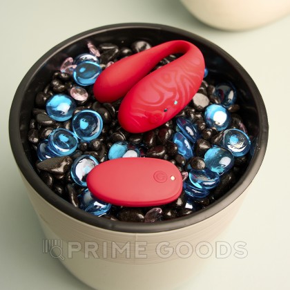 Вибратор для пар Tween+ с управлением через приложение от Amovibe красный от sex shop primegoods фото 6