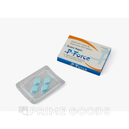 Препарат для улучшения эрекции Extra Super P-Force 100 mg (4 таб.) от sex shop primegoods фото 3