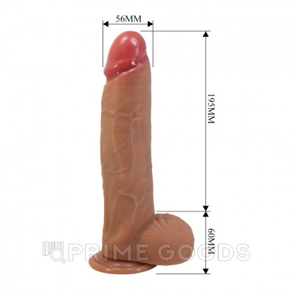 Реалистичный фаллоимитатор на присоске Mendel (25,5*5,6 см) от sex shop primegoods фото 9