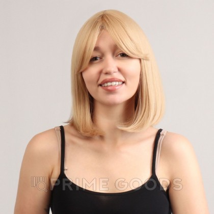 Парик искусственный с чёлкой 30 см, цвет блонд от sex shop primegoods