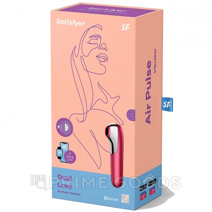 Вакуумно-волновой стимулятор клитора Satisfyer Dual Love pink от sex shop primegoods фото 5
