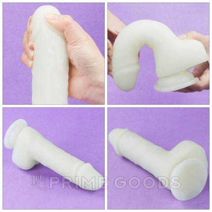 Фаллоимитатор Lumino Play светящийся в темноте (13*3,3 см) от sex shop primegoods фото 3