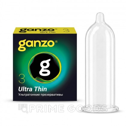 Презервативы ультратонкие Ganzo Ultra Thin Black Edition, 3 шт. от sex shop primegoods