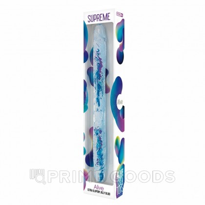 Двусторонний фаллоимитатор Alive Supreme (38,5×3,9 см) прозрачный от sex shop primegoods фото 6