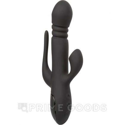 Вибромассажер тройной CalExotics III Triple Euphoria с режимом всасывания и анальной стимуляцией, 14 см x 3.75 см от sex shop primegoods