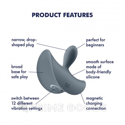 Анальный виброплаг Satisfyer Booty Absolute beginners 2 от sex shop primegoods фото 4