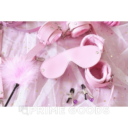 БДСМ набор 10 предметов, розовый от sex shop primegoods фото 10