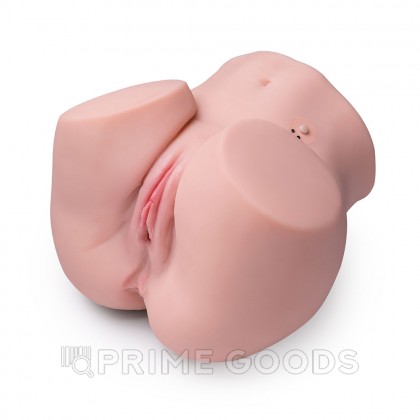 Реалистичный двойной мастурбатор Olga с вибрацией от sex shop primegoods