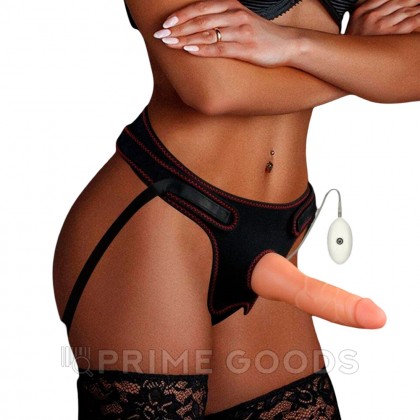 Страпон на трусиках с вибрацией и пультом ДУ Ingen (19*5) от sex shop primegoods