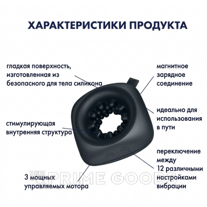 Мастурбатор с вибрацией Satisfyer Stroker от sex shop primegoods фото 2