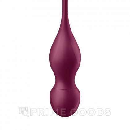 Тренажер Кегеля Satisfyer Love Birds Vary (Connect App) бордовый от sex shop primegoods фото 4