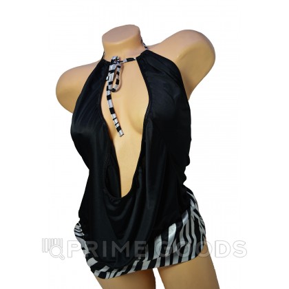 Платье черно белое (Распродажа) от sex shop primegoods