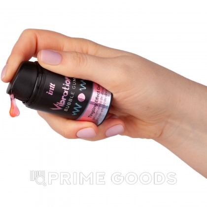 Жидкий интимный гель с эффектом вибрации Bubble Gum, 15 мл от sex shop primegoods фото 2