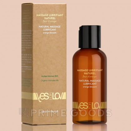 Массажный гель-лубрикант YESforLOV Natural Massage Lubricant, с органическими маслами, 100 мл от sex shop primegoods